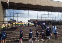 三郷市文化会館に集まって